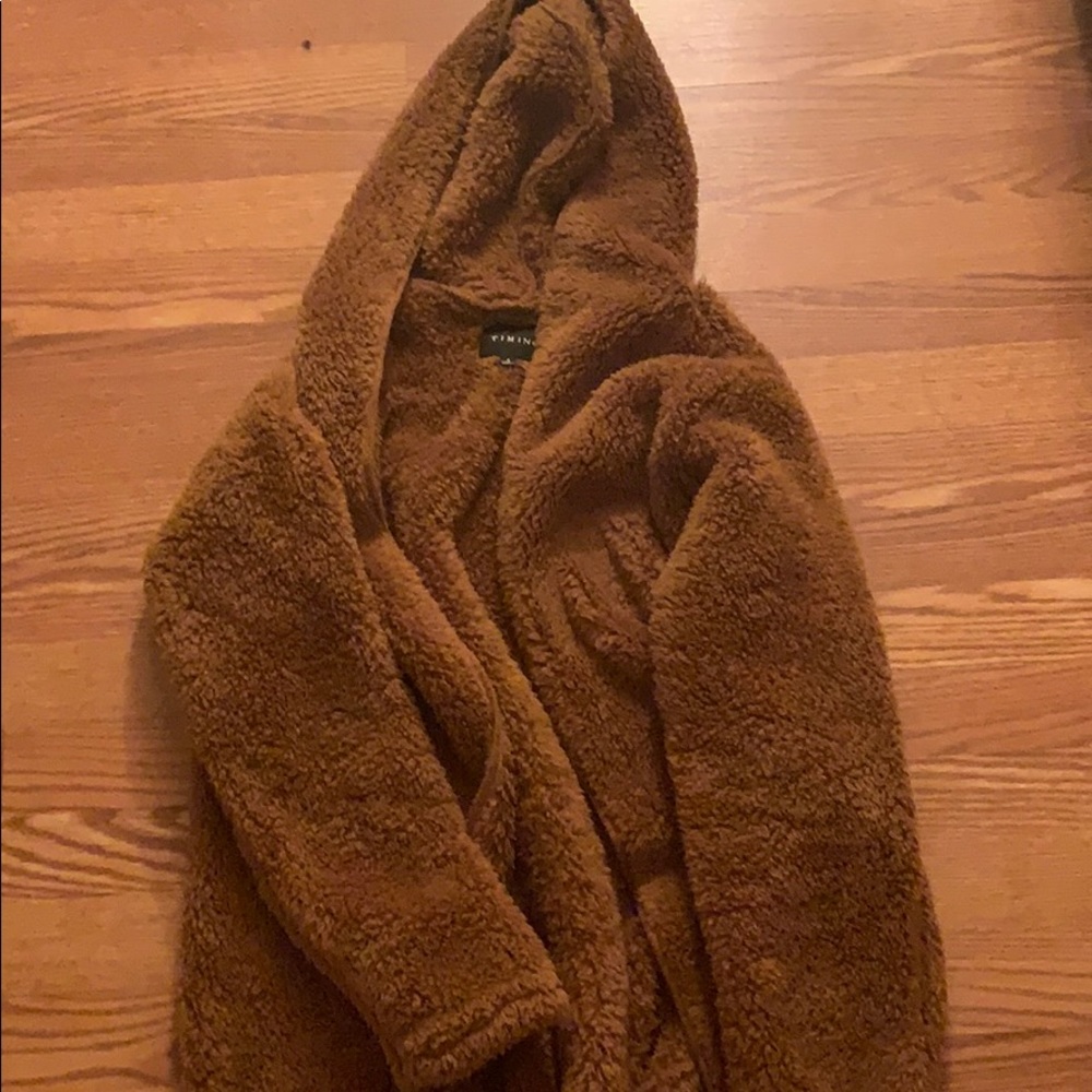 teddy cardigan